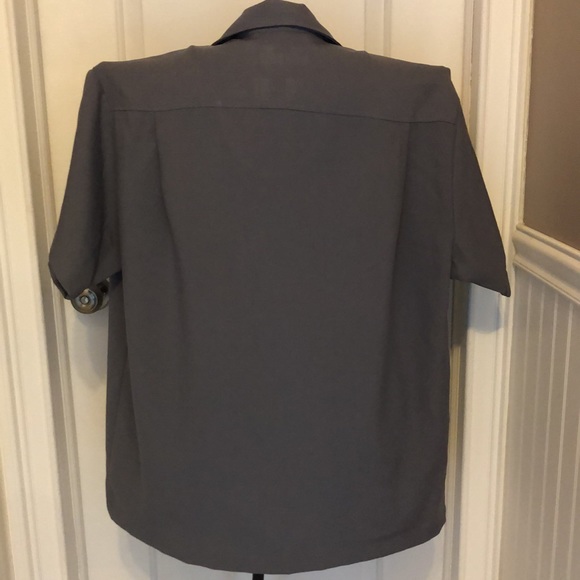 Early 2000”s Johnny Suede Charcoal button down - Picture 5 of 7